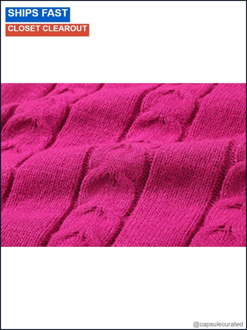 Chunky Cable Knit Sweater Skirt Set 2 Piece Oversized Midi Outfit - Picture 5 of 6